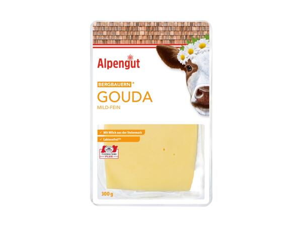 Bergbauern Gouda in Scheiben
