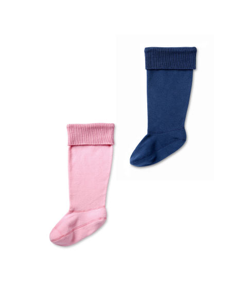 Crane Knitted Top Kids Welly Socks