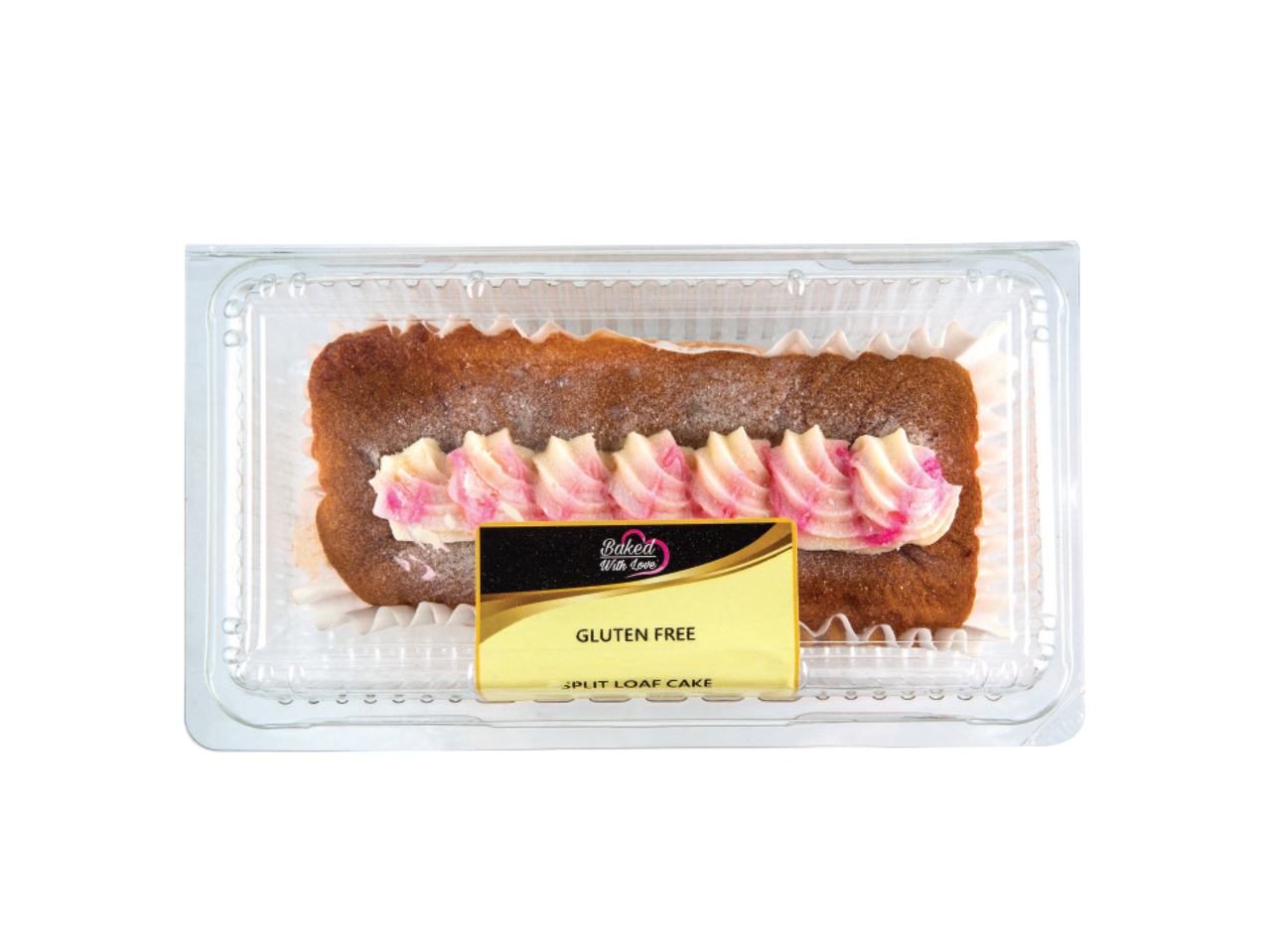 BAKED WITH LOVE Gluten-Free Split Loaf Cake