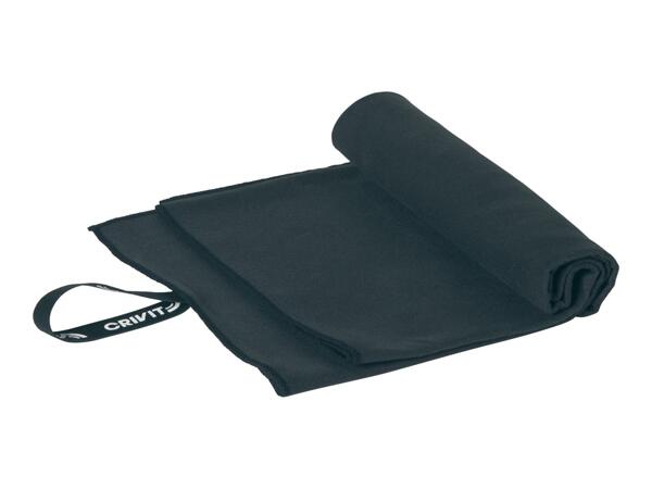 Crivit Black Microfibre Towel
