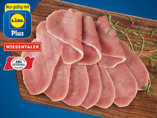 Frische Karree-Steaks extra dünn