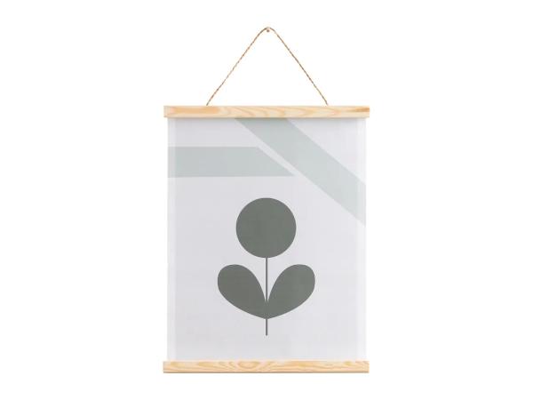 Livarno Home Magnetic Wooden Frame With Plant Design on Poster