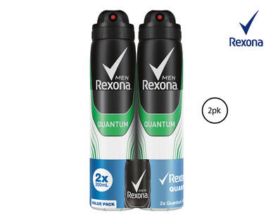 Rexona Antiperspirant Aerosol Deodorant 2 x 145g