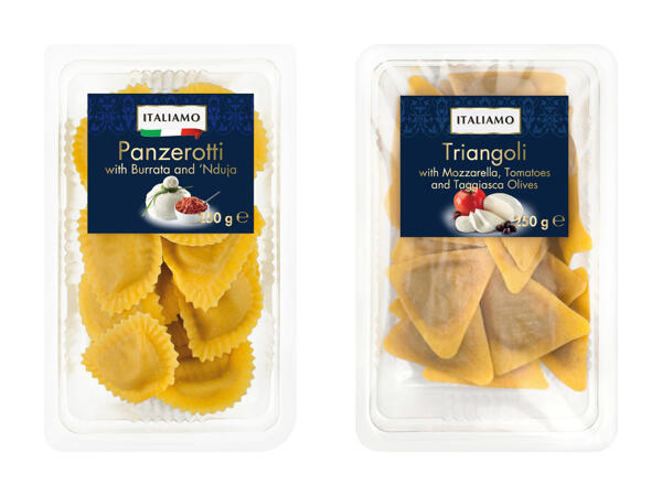 Pasta fresca all'uovo ripiena