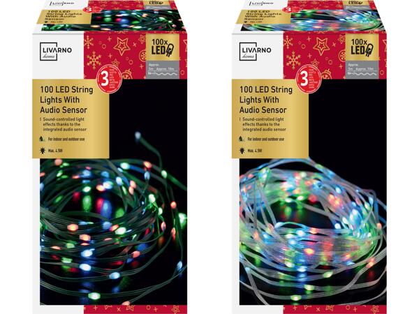 LED-ljusslinga med ljudsensor