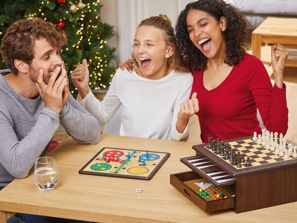 10-in-1 Holz-Spielesammlung
