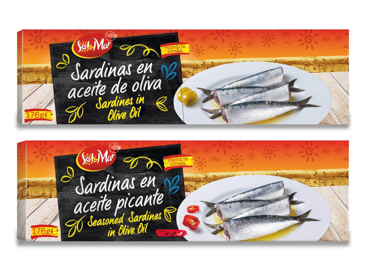 Sardinas en aceite de oliva/ picante