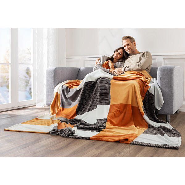 XXL-Mikrofaser Flauschdecke