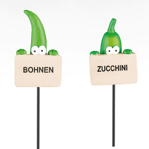 Lustige Gemüsestecker