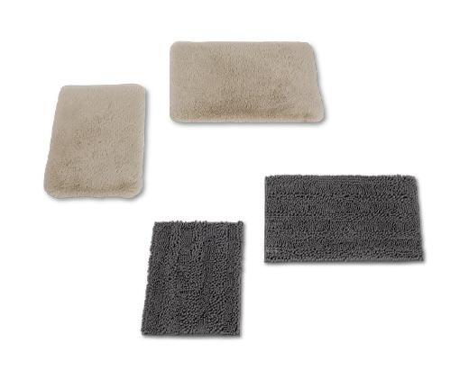 Huntington Home 2 Piece Chenille or Faux Fur Bath Rug