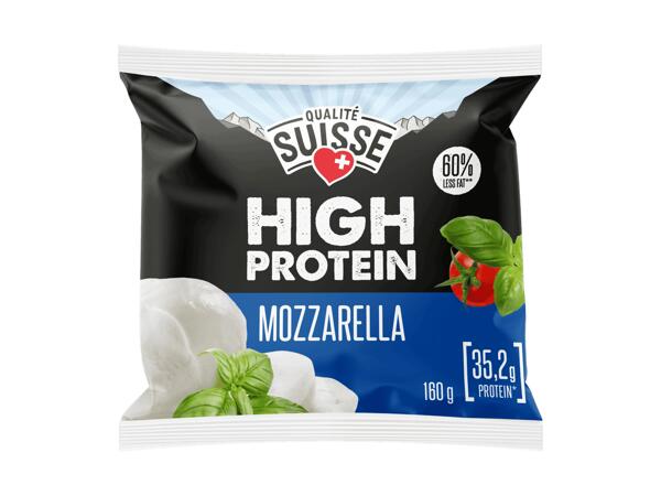 Mozzarella riche en protéines