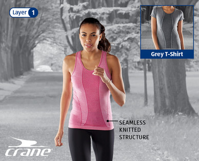 Ladies' Running Seamless T-Shirt/Tank
