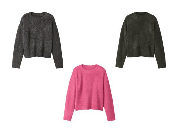 Pull en maille bouclette