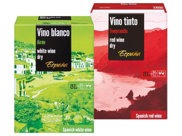 AIRÉN BÍLÉ / TEMPRANILLO ČERVENÉ VÍNO