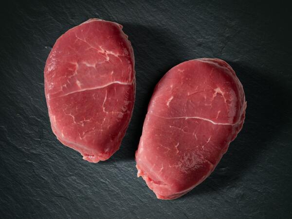 Médaillon de la cuisse de bœuf de pâturage bio