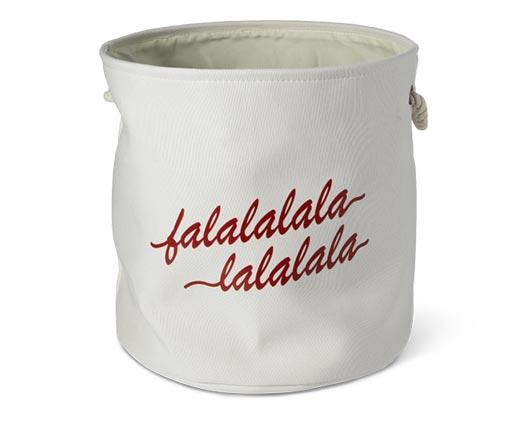 Huntington Home 
 Holiday Canvas Bins