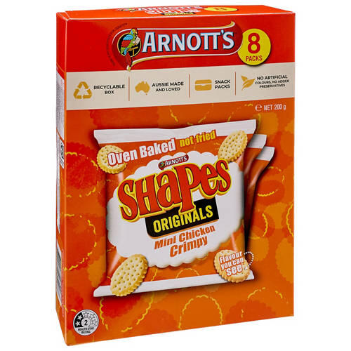 Shapes Chicken Crimpy 200g 8 Pack