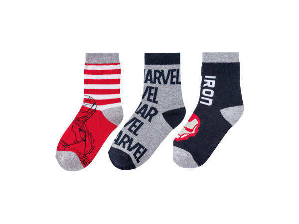 Boys' Socks "Marvel, Super Wings, Paw Patrol"