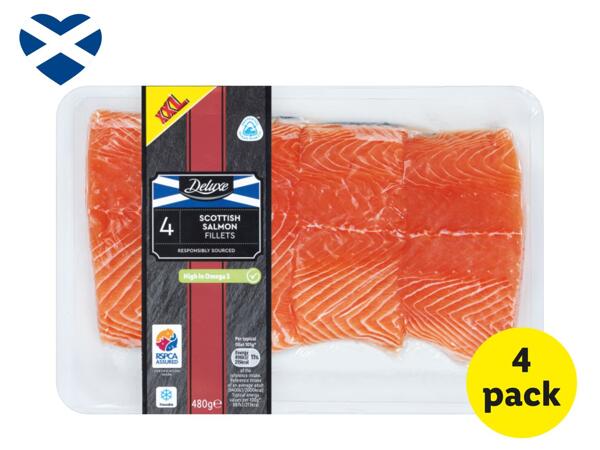 Deluxe 4 Scottish Salmon Fillets