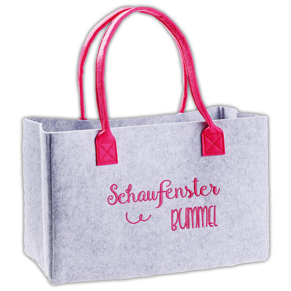 Tasche in Filzoptik