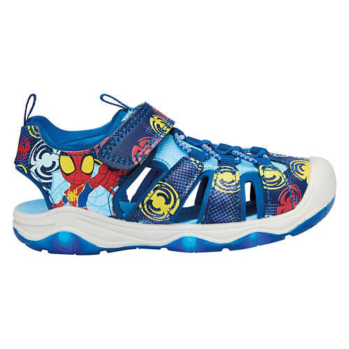 Toddler Spidey Character Light Up Sandal, 8
