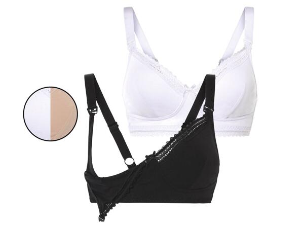 Nursing bras, 2 pieces