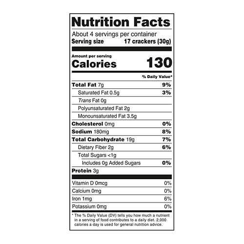 Sea Salt Cassava & Chickpea Crackers, 4 oz