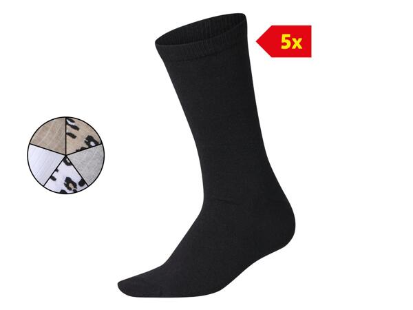 Ladies' Socks, 5 Pairs