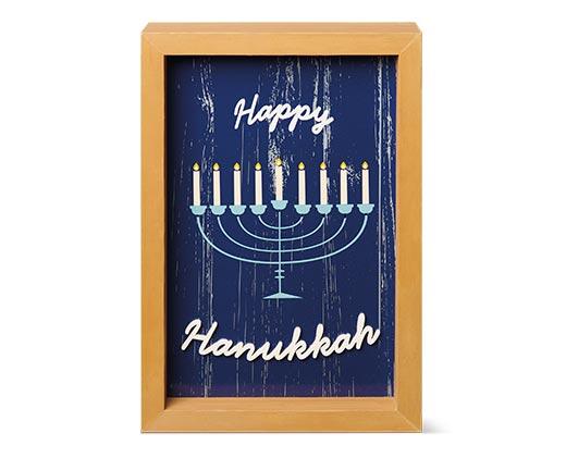 Huntington Home 
 Hanukkah Reversible Box Sign