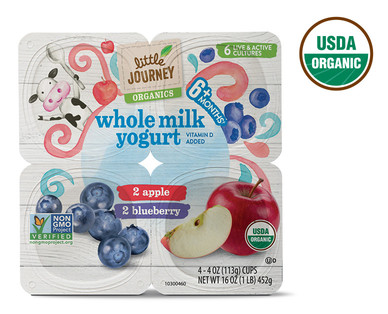 Little Journey Organic Whole Milk Baby Yogurt