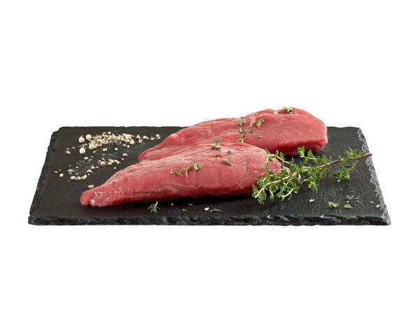 Escalopes de cerf nature