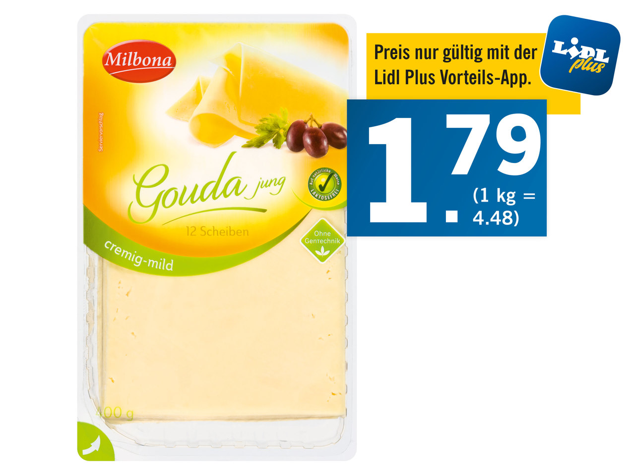 MILBONA Gouda Scheiben