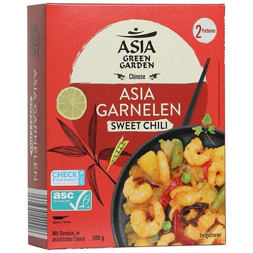 ASIA GREEN GARDEN Crevetten in asiatischer Sauce, Sweet Chili
