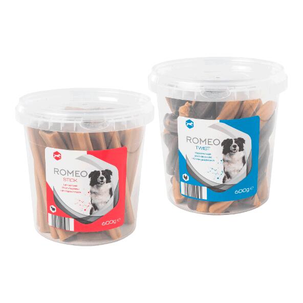 ROMEO(R) 				Hundesnacks im Eimer