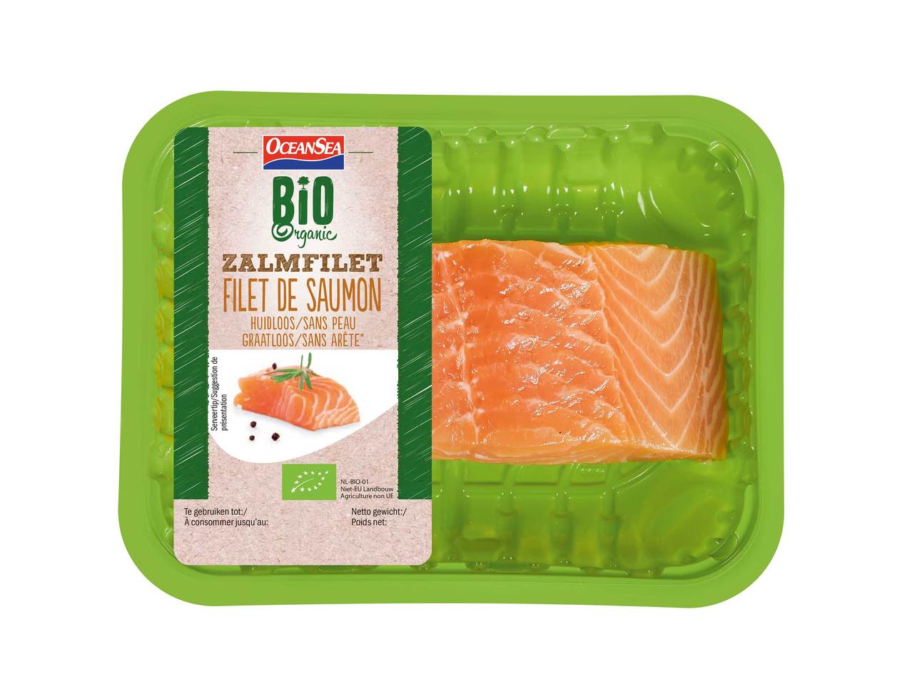 Biologische zalmfilet