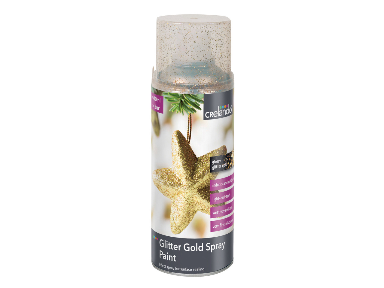 CRELANDO 400ml Effect Spray Paint Assortment