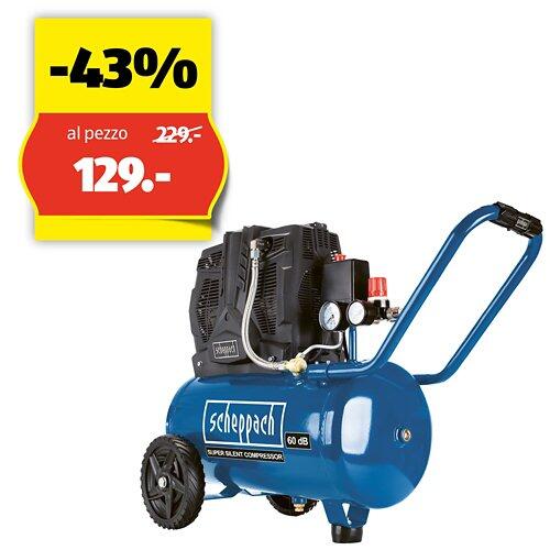 SCHEPPACH Compressore ultra silenzioso HC25Si