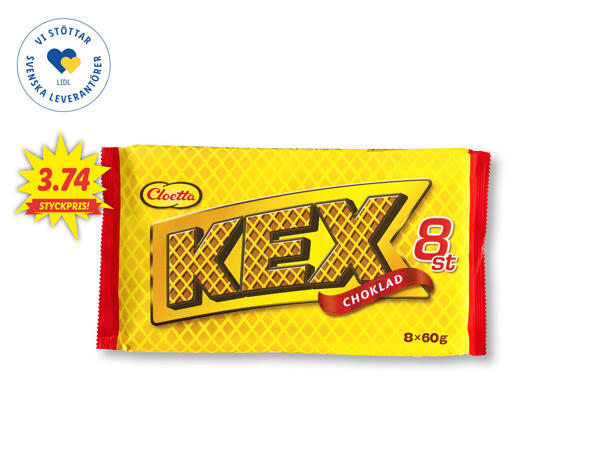 Cloetta Kexchoklad 8-pack