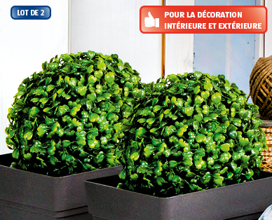 Buis artificiel décoratif