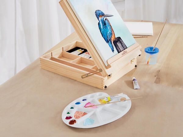 Mallette chevalet de table, 52 pièces
