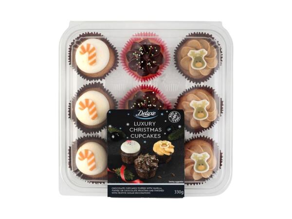 Christmas Cupcake Platter