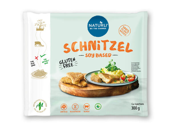 Naturli' veganske boller, -pølser eller -schnitzler