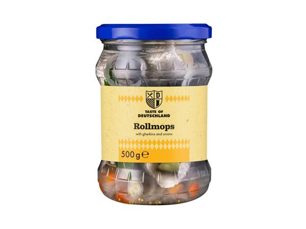 Taste of Deutschland Rollmops with Gherkins & Onions