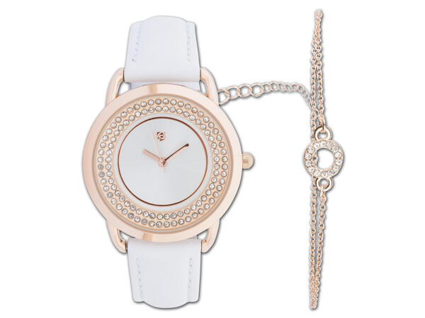 Damen Armbanduhr-Schmuckset