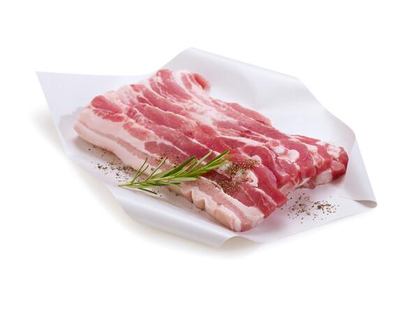 Lard en tranches