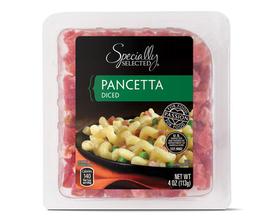 Specially Selected Diced Pancetta or Prosciutto