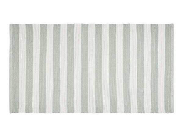 Grey Striped Rug