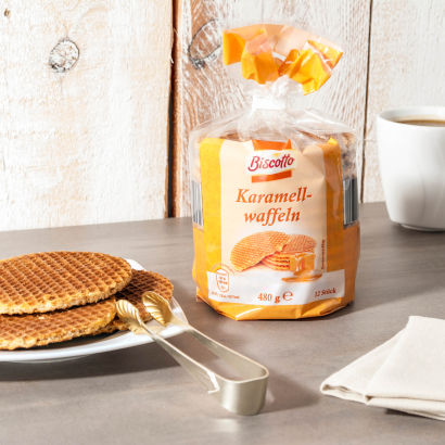 Vafler med karamel