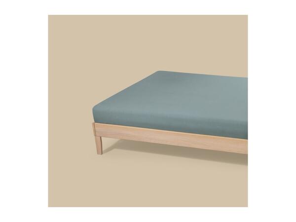 Green Jersey Fitted Sheet - Double