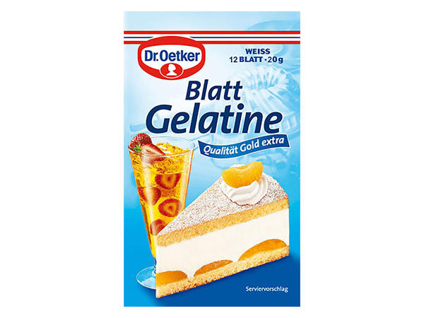 DR. OETKER Blattgelatine